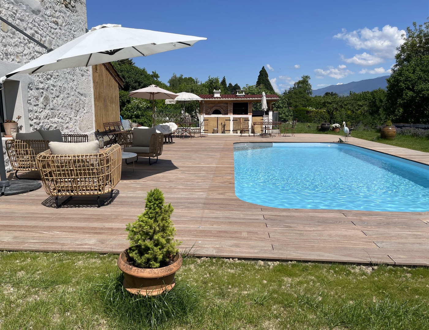 TERRASSE CUMARU + PISCINE